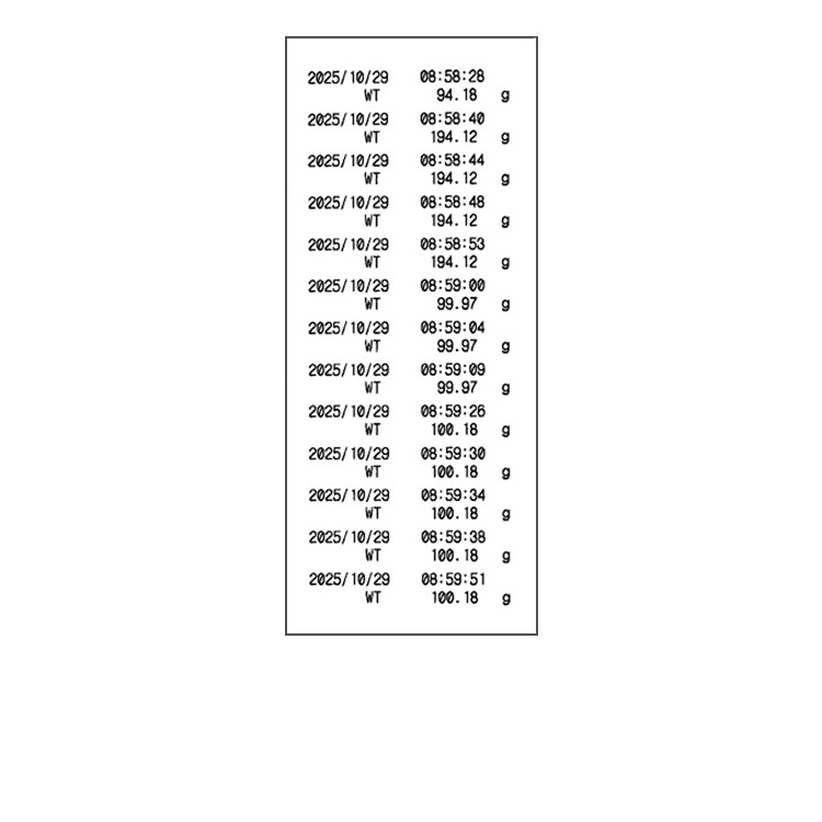 天びん・はかり用サーマルプリンタ AD-8129TH 画像