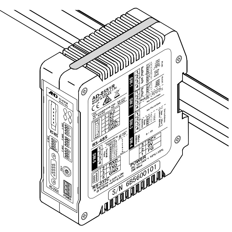 Modbusコンバータ AD-8551R 画像