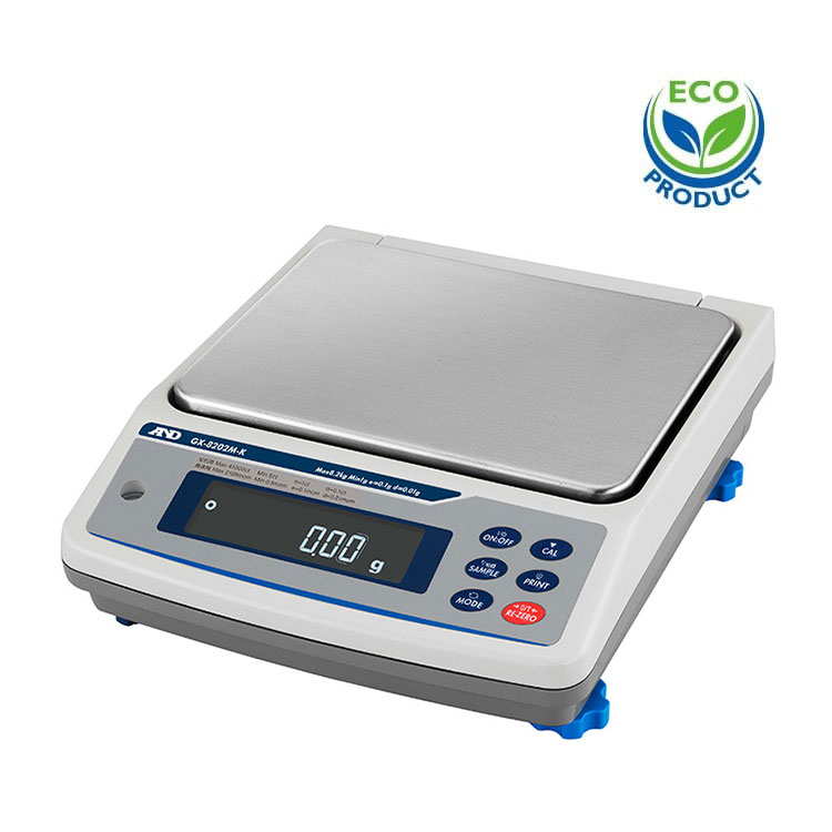 検定付きはかり 分銅内蔵型 防塵・防水型天びん GX-M-Kシリーズ（A&D Apollo）