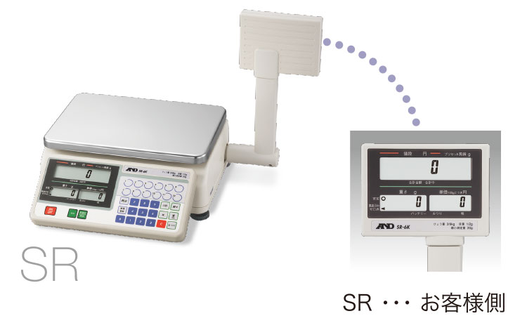 検定付きはかりデジタル料金はかり SRシリーズ / SQシリーズ | 計量