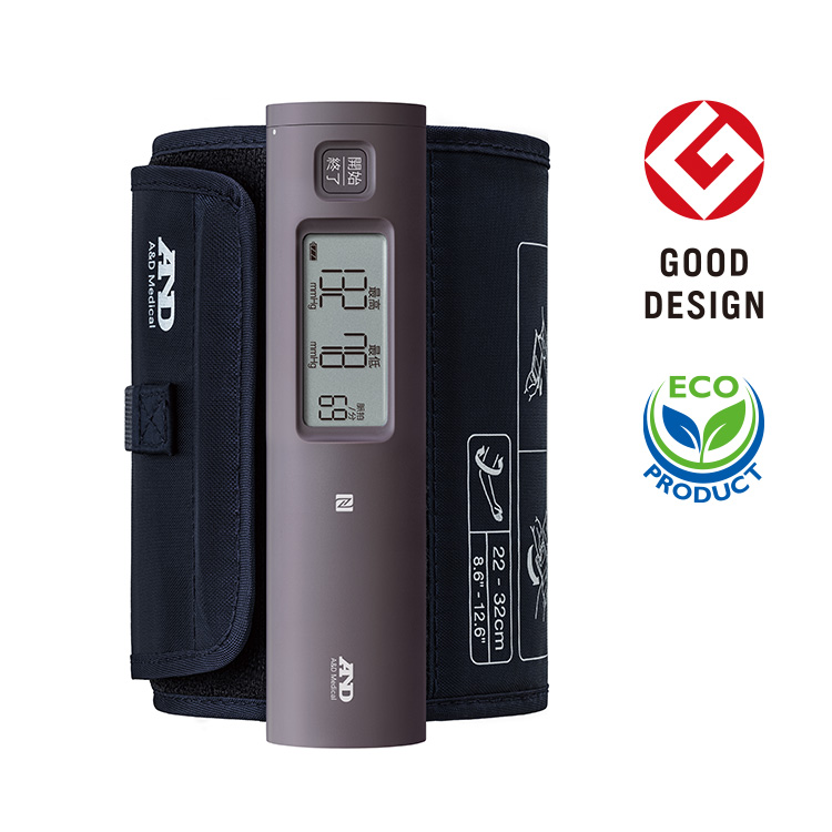 NFC内蔵 上腕式ホースレス血圧計 UA-1100NFC 画像