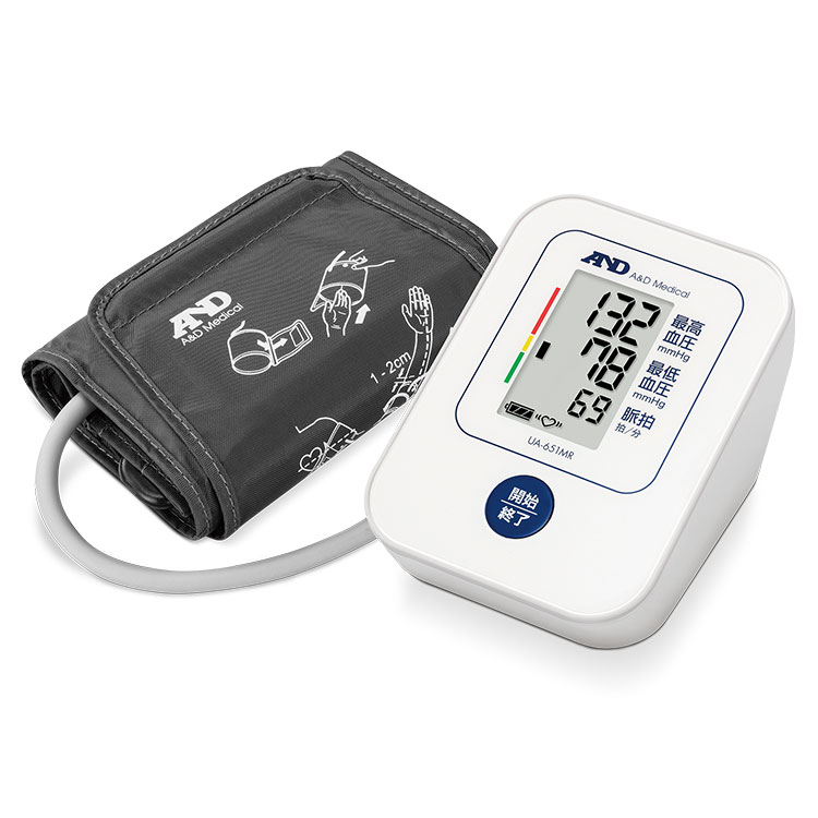 上腕式血圧計 UA-651MR（商品コード UA-651A-JC11）