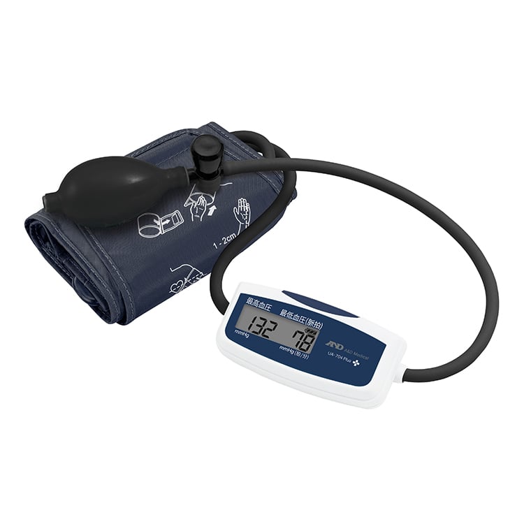 上腕式血圧計 UA-704Plus（手のひらサイズの血圧計） 画像