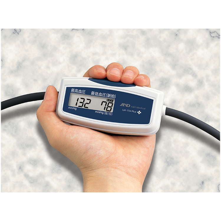 上腕式血圧計 UA-704Plus（手のひらサイズの血圧計） 画像