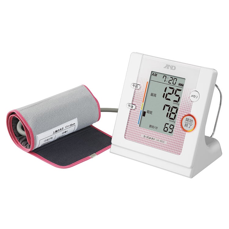 上腕式血圧計 UA-853（朝・夜メモリ血圧計）