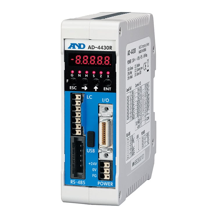 RS-485（Modbus RTU）搭載・制御盤組み込みタイプ・ウェイングモジュール AD-4430R