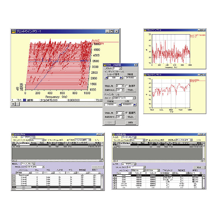 オフライン後処理解析ソフトウェア WCAPRO 画像