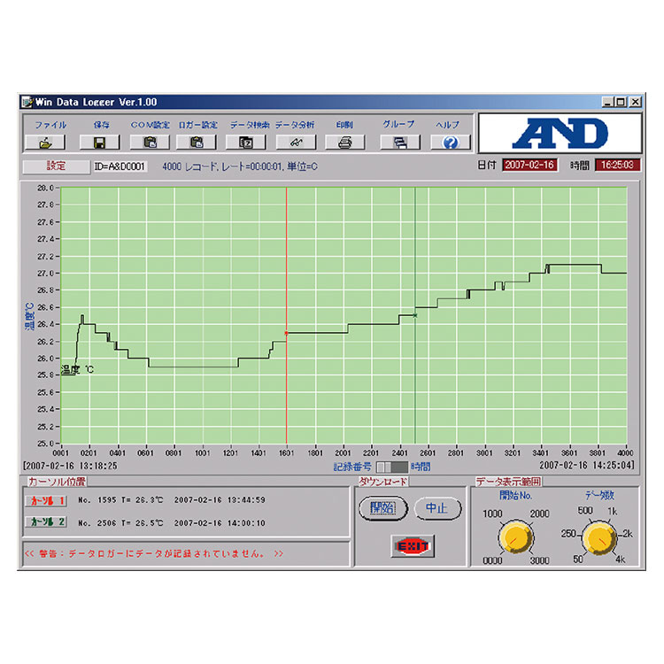 温度データロガー AD-5325SET / AD-5325 | 電子計測機器 | 商品 