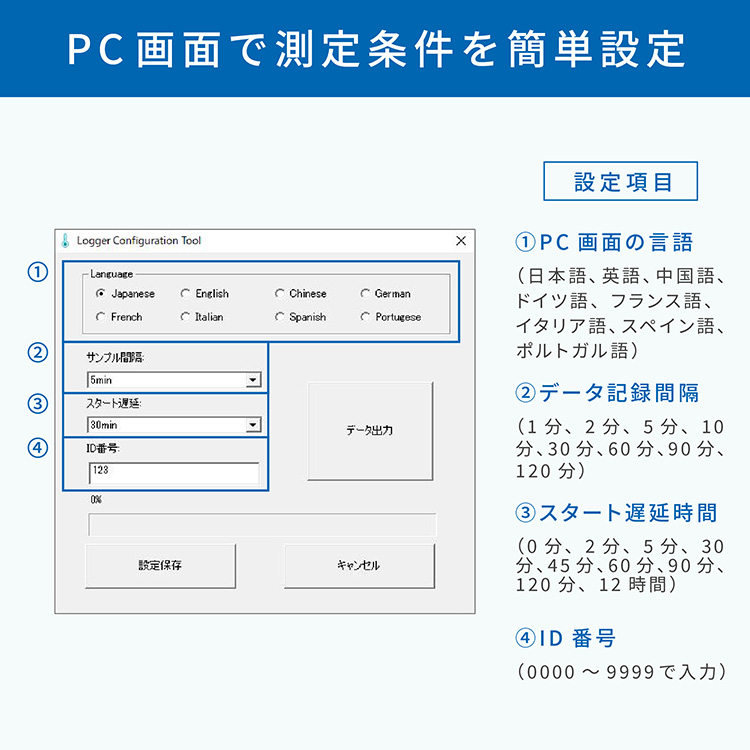 黒球形 熱中症指数計 / 熱中症指数データロガー AD-5695DLB 画像