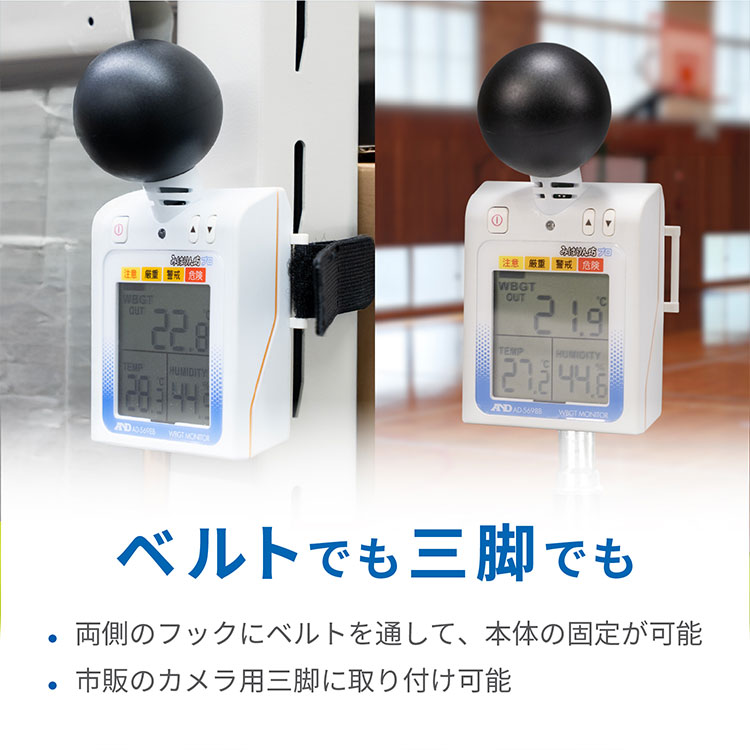 黒球付き熱中症指数計 / 熱中症指数モニター AD-5698B 画像