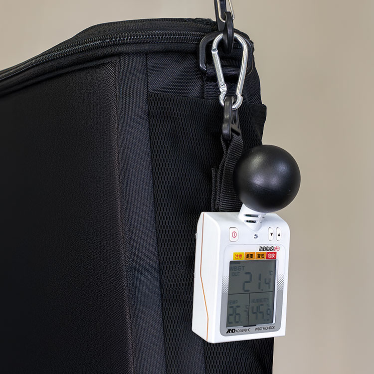 黒球付き熱中症指数計 / 熱中症指数モニター AD-5698HC 画像