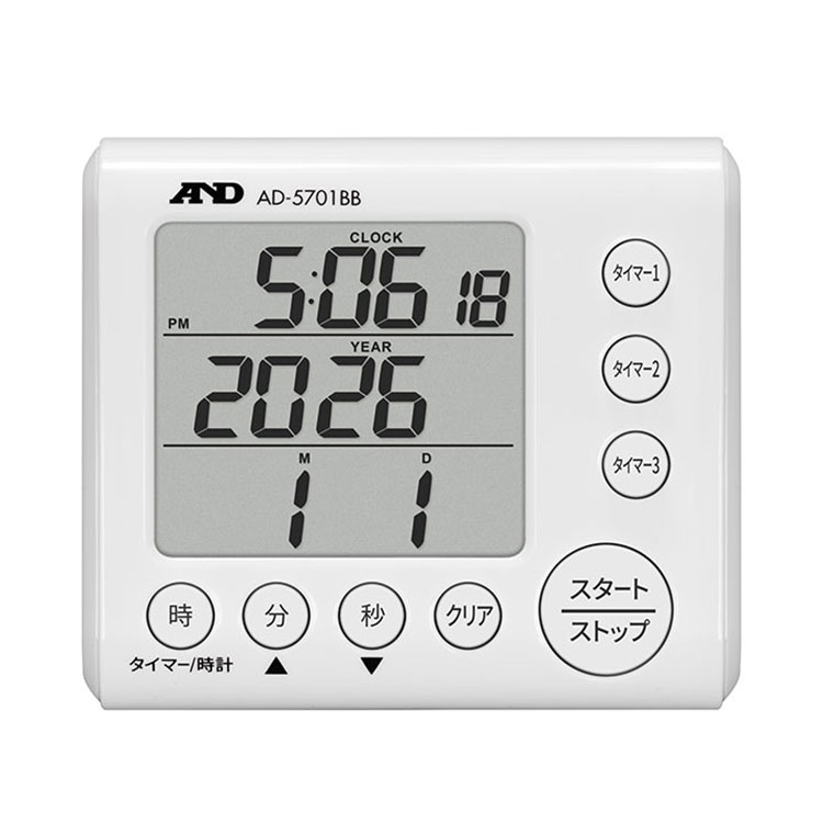 3チャンネル100時間タイマー AD-5701BB 画像