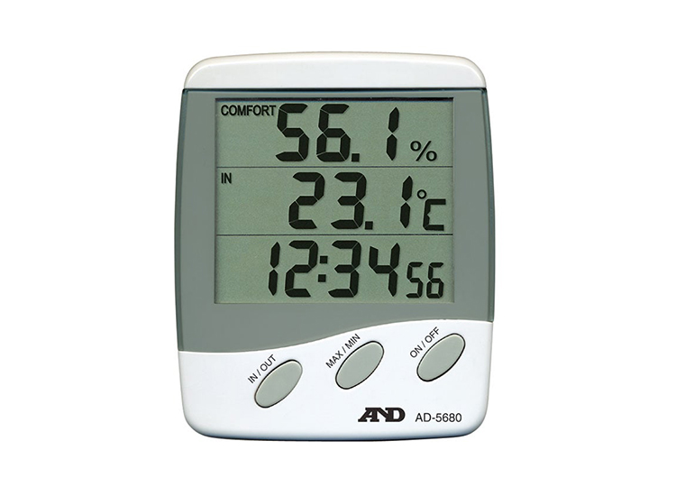 温度プローブ付き温湿度計（AD-5680）