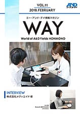 エー・アンド・デイ情報マガジン WAY VOL.11（株式会社メディエイド様にインタビュー）表紙画像