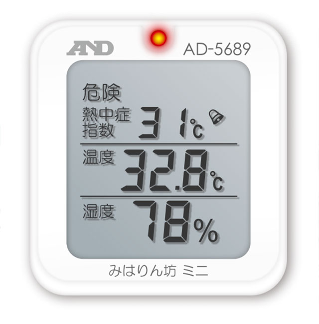 熱中症指数モニター みはりん坊ミニ AD-5689の製品画像